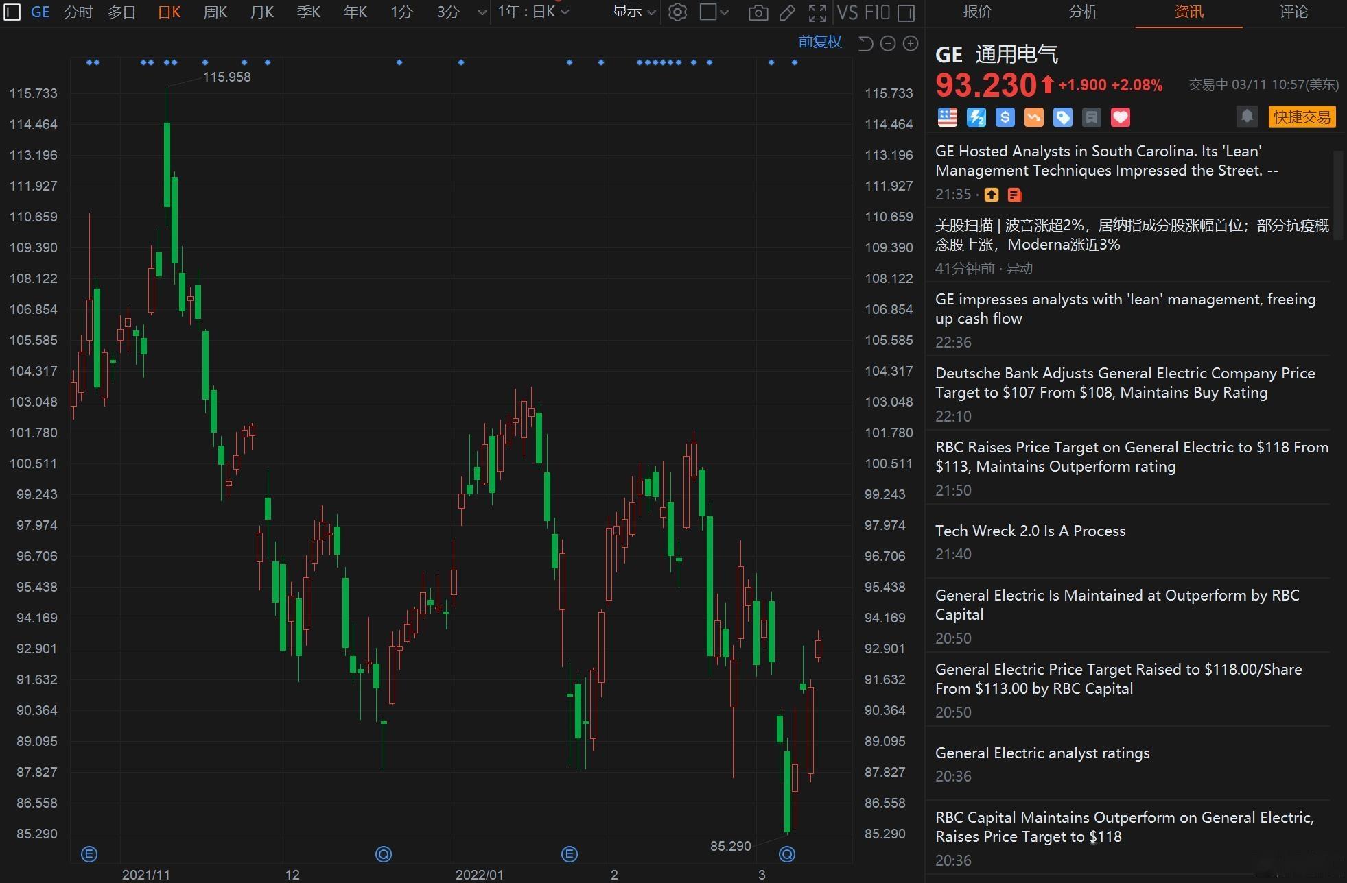 美股异动 | 新能源车股走低 特斯拉(TSLA.US)跌超1%